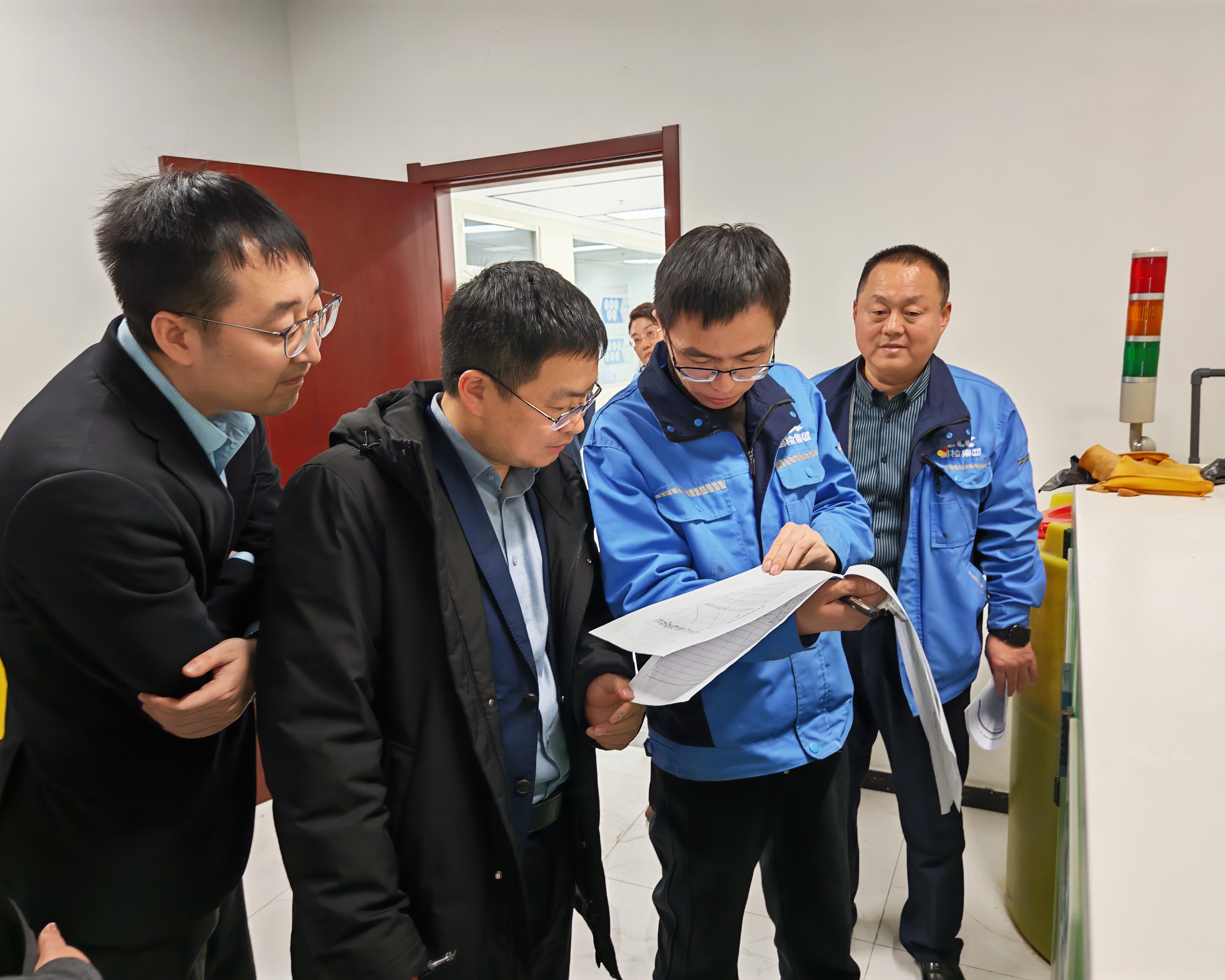 国检集团副总经理张永贵赴山东公司开展安全检查